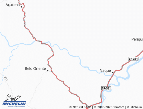 MICHELIN Naque-Nanuque map - ViaMichelin