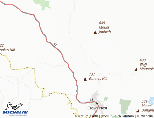 Mapa MICHELIN Jones Gully - ViaMichelin