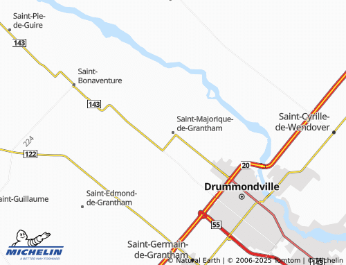 MICHELIN Saint-Majorique-de-Grantham map - ViaMichelin