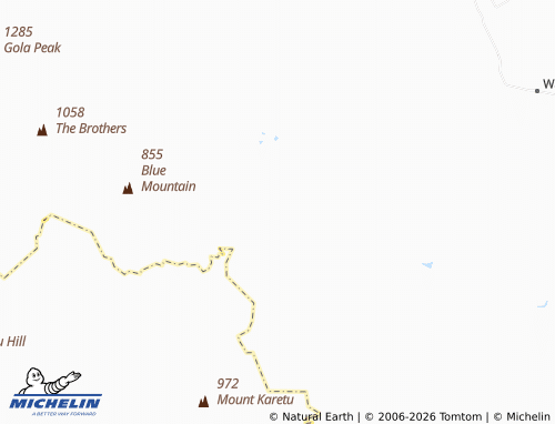 Mapa MICHELIN Macdonald Downs - ViaMichelin