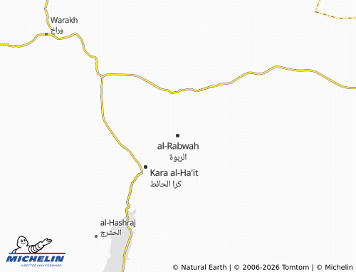 MICHELIN-Landkarte al-Rabwah - ViaMichelin