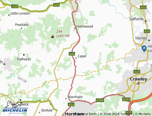 MICHELIN Capel map - ViaMichelin