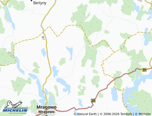 MICHELIN Boże map - ViaMichelin