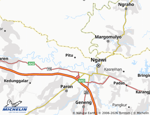MICHELIN Pitu map - ViaMichelin