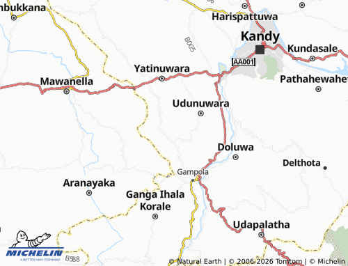Mappa MICHELIN Kooradeniya - ViaMichelin