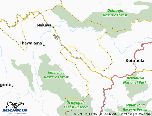 MICHELIN-Landkarte Dangala West - ViaMichelin