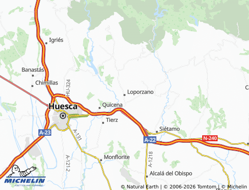 Mappa MICHELIN Loporzano - ViaMichelin
