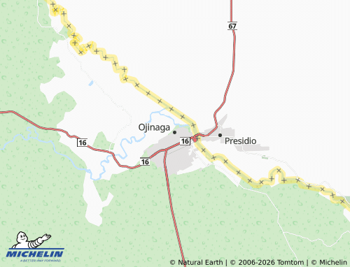 Mappa MICHELIN Manuel Ojinaga Centro - ViaMichelin