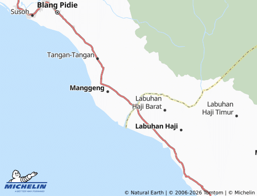 MICHELIN Cot Bak-U map - ViaMichelin