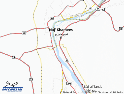MICHELIN-Landkarte Naj' al-Sajajinah - ViaMichelin