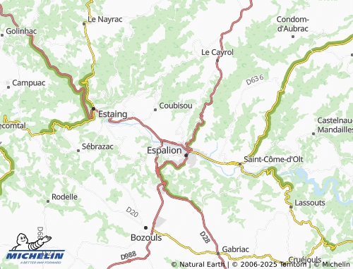Carte MICHELIN Alayrac - ViaMichelin