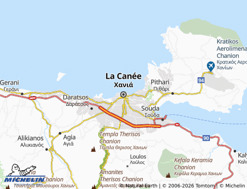 Mappa MICHELIN La Canea - ViaMichelin