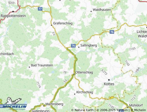 MICHELIN Armschlag map - ViaMichelin