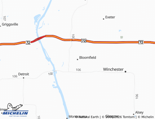 Mappa MICHELIN Bloomfield - ViaMichelin