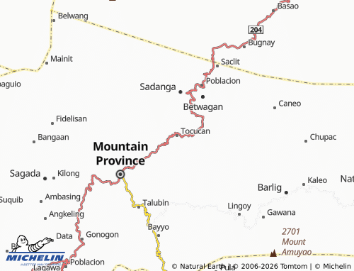 MICHELIN Tocucan map - ViaMichelin