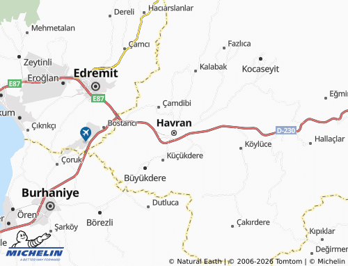 Mappa MICHELIN Havran - ViaMichelin