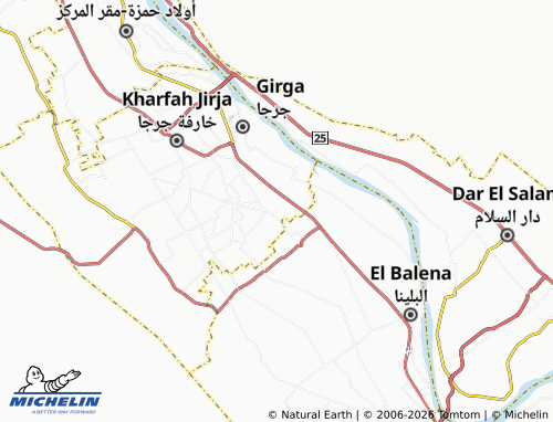 MICHELIN Kom El Saida map - ViaMichelin