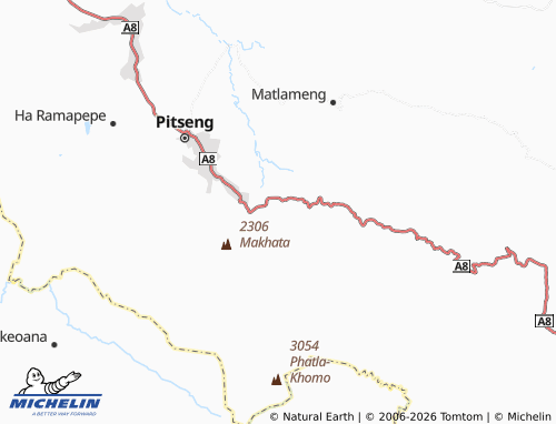 Mappa MICHELIN Khomo-Nala Ha Senyokotho - ViaMichelin