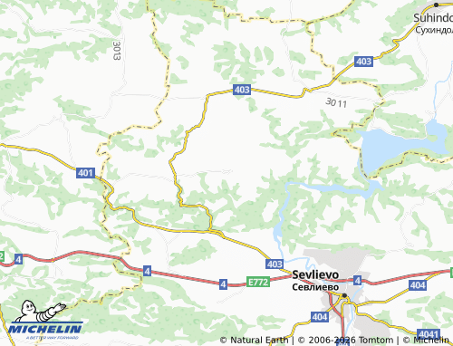 MICHELIN Gradishte map - ViaMichelin