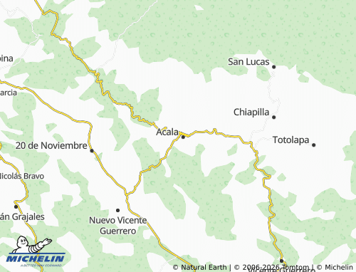 Carte MICHELIN San José - ViaMichelin