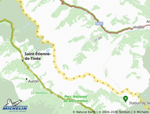 Mappa MICHELIN San Bernolfo - ViaMichelin