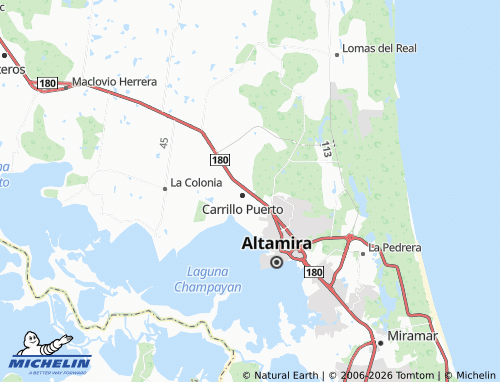 Mappa MICHELIN Santa Amalia - ViaMichelin