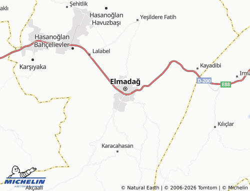 Kaart MICHELIN Kurtuluş - ViaMichelin