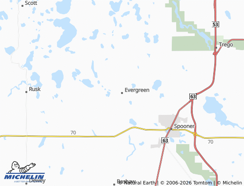 Mappa MICHELIN Evergreen - ViaMichelin