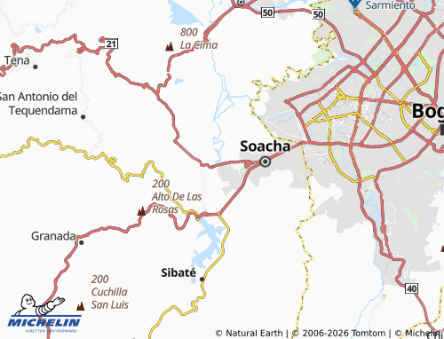 Carte MICHELIN Ciudad Latina III - ViaMichelin