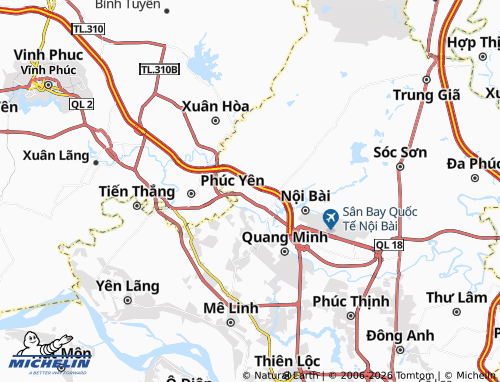 Mapa MICHELIN Tân Dân - ViaMichelin