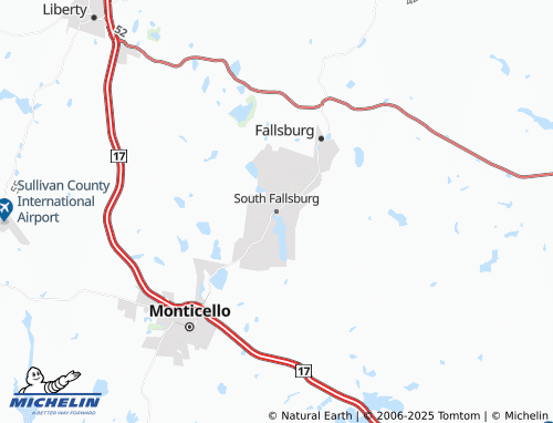 MICHELIN South Fallsburg map - ViaMichelin