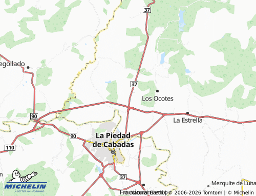 Mappa MICHELIN Las Liebres de Suárez - ViaMichelin