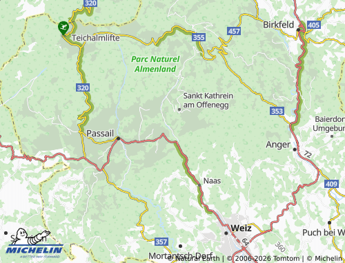 Mapa MICHELIN Klamm - ViaMichelin