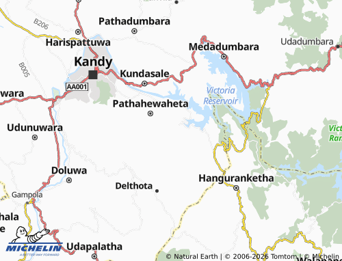 MICHELIN Narangasthenna map - ViaMichelin