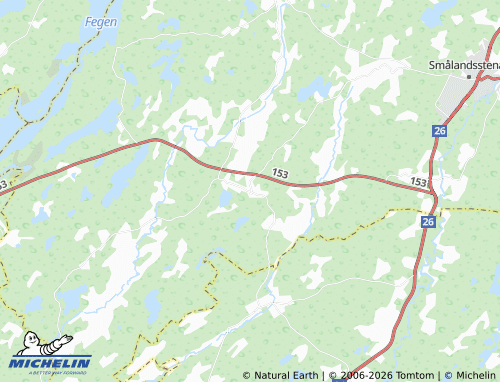Carte MICHELIN Broaryd - ViaMichelin