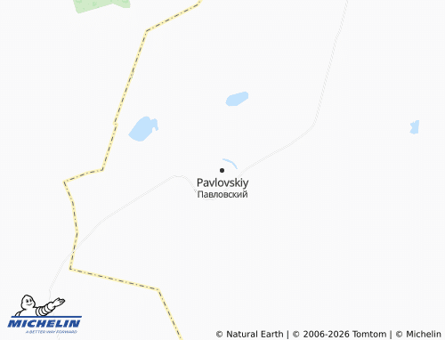 MICHELIN-Landkarte Pavlovskiy - ViaMichelin