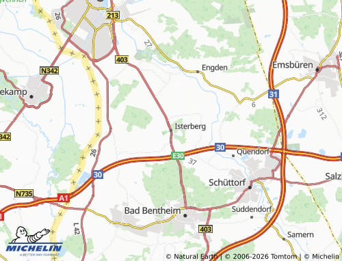 MICHELIN Isterberg map - ViaMichelin