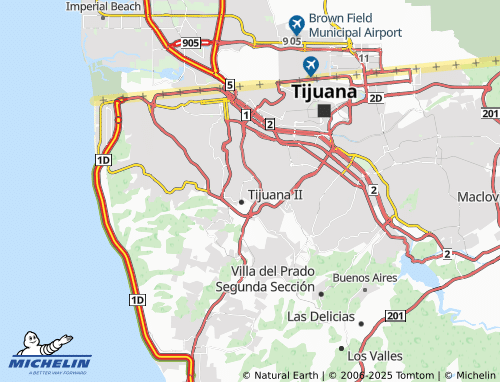 MICHELIN Nueva Era map - ViaMichelin