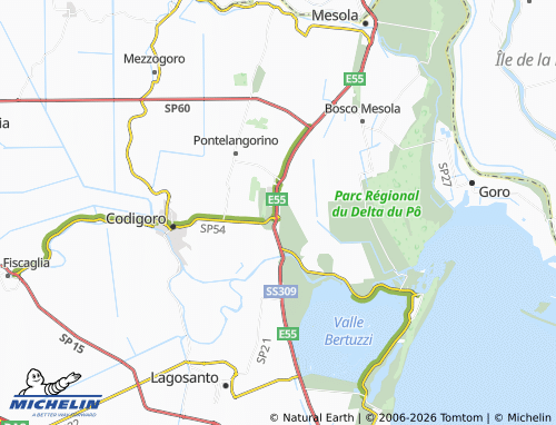 Mappa MICHELIN Pomposa - ViaMichelin