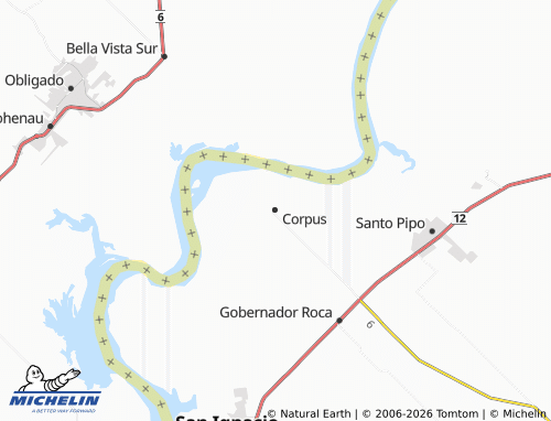 MICHELIN Corpus map - ViaMichelin