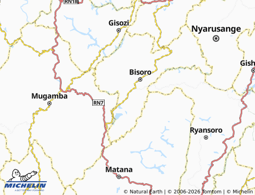 Mappa MICHELIN Bisoro I - ViaMichelin