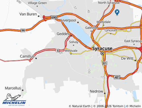 Mapa MICHELIN Westvale - ViaMichelin