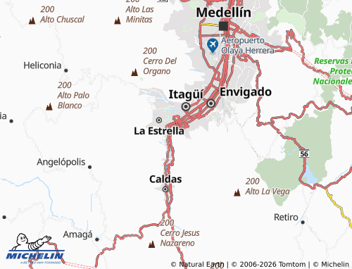 Carte MICHELIN Pan de Azúcar - ViaMichelin