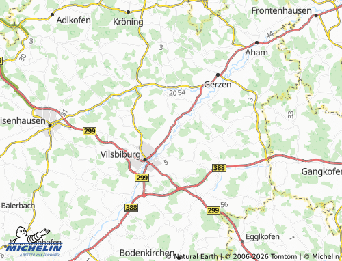 MICHELIN Geratspoint map - ViaMichelin