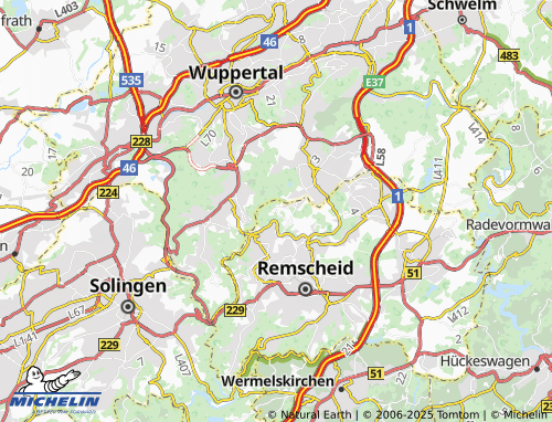 Mapa MICHELIN Westen - ViaMichelin