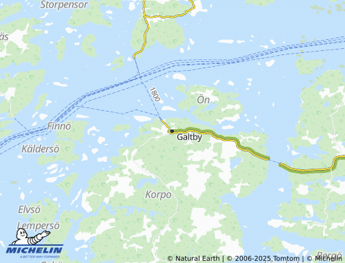 MICHELIN Galtby map - ViaMichelin