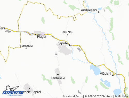 Mappa MICHELIN Chișcăreni - ViaMichelin