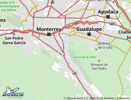 Mappa MICHELIN Contry La Escondida - ViaMichelin