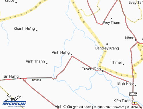 Mapa MICHELIN Vĩnh Hưng - ViaMichelin