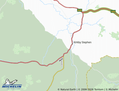 MICHELIN Waitby map - ViaMichelin
